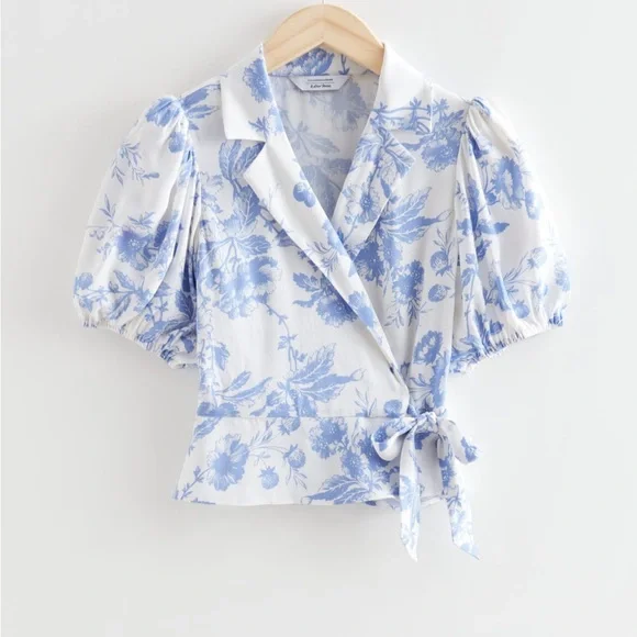 & other stories wrap blouse - Picture 1 of 3